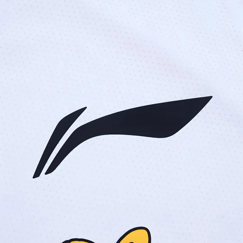 LiNing CBA Sports Basketball Collection T Shirt Men's Standard White-4