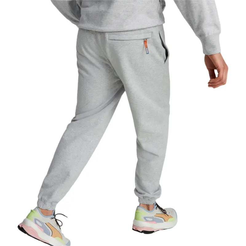 PUMA Casual Pants Men Gray-4