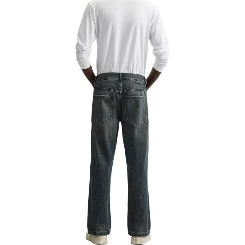 ZARA Jeans Men Blue/Green-5