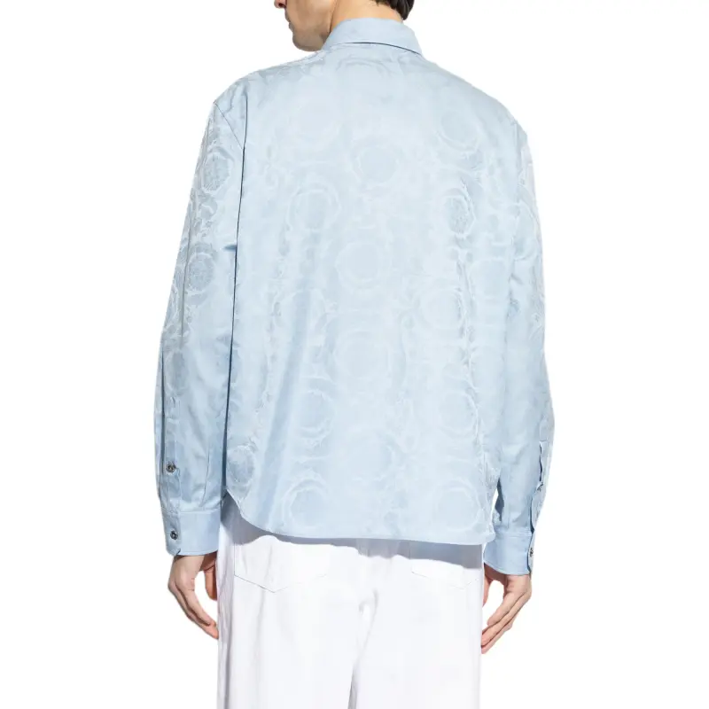 VERSACE Barocco Jacquard Button Up Shirt-3