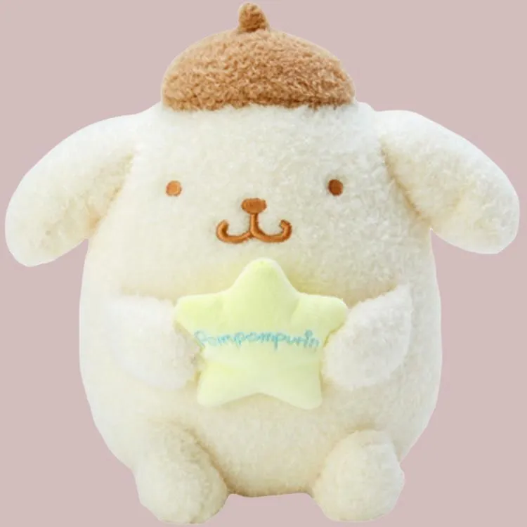 Sanrio Pompompurin PomPomPurin Pink Glow In The Dark Dolls Plush Doll 23cm Height-4