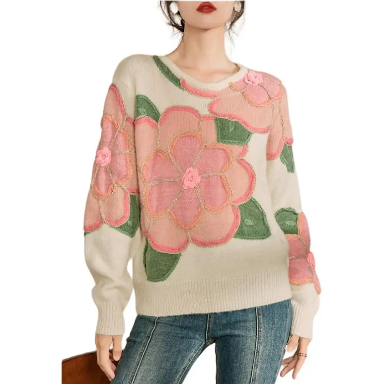 QIAOYUHUAZUN Knitwear Women's Multicolor-3