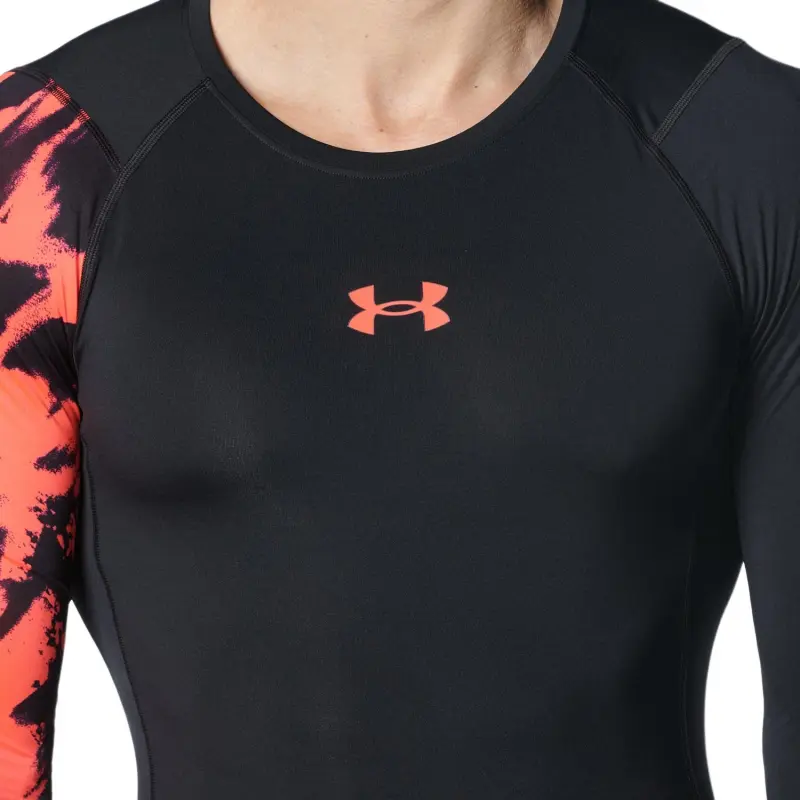 Under Armour T Shirt Men's Black Red-3