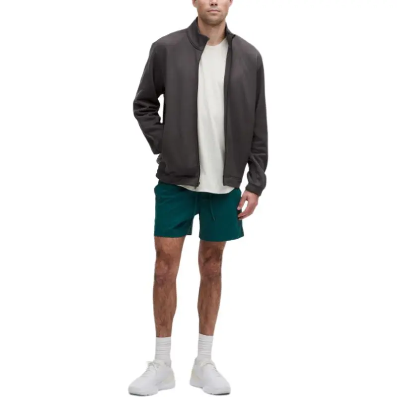 Lululemon Zeroed In Track Jacket Fleece Jackets Coats Men's Black-4