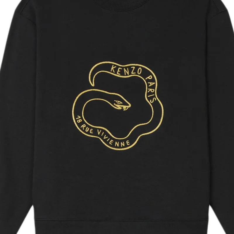 KENZO Year Of The Snake Embroidered Crewneck Sweatshirt-2