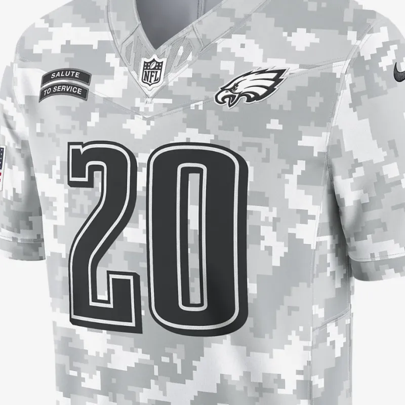 Nike Jalen Hurts Philadelphia Eagles Salute To Service Men's Nike Dri FIT Nfl Limited Jersey-2