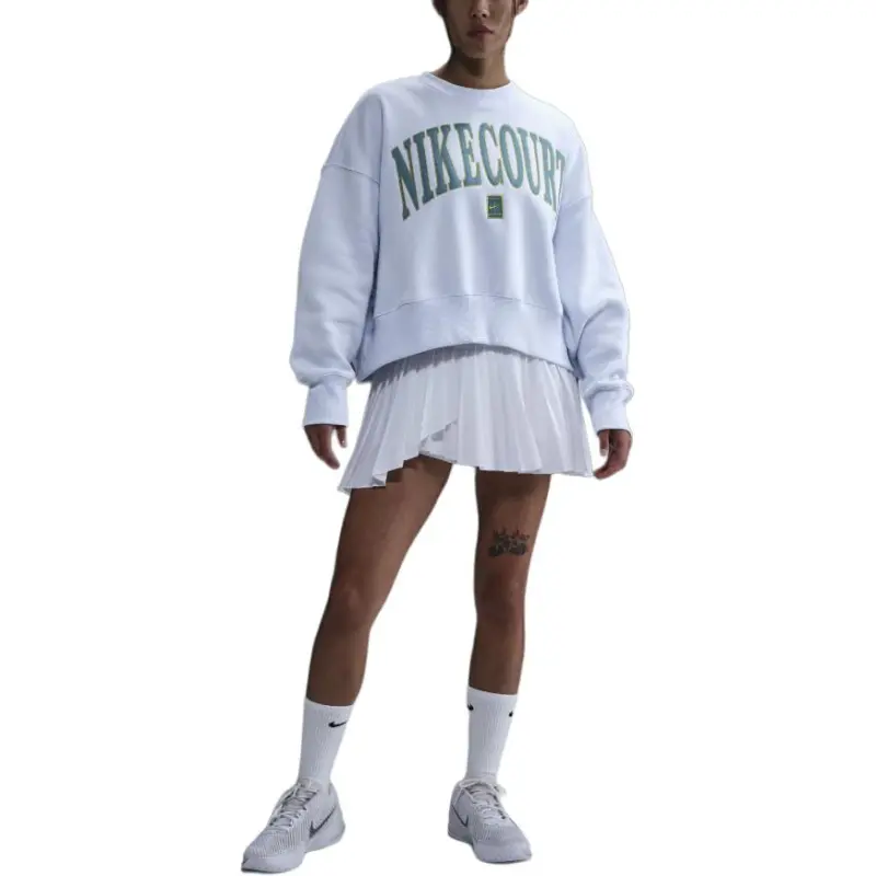 Nike Court Phoenix Fleece Women's Over Oversized Crew Neck Tennis Sweatshirt-2