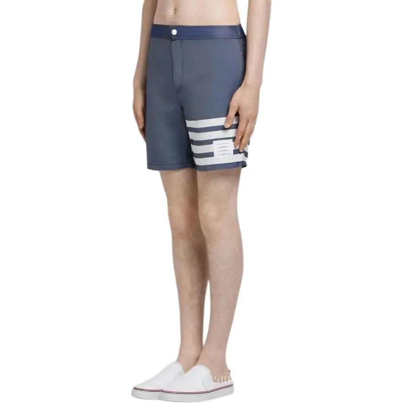 THOM BROWNE Swimming Shorts Men Marine Blue-2