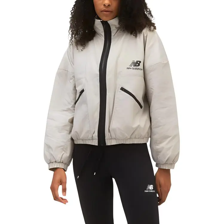 New Balance Jackets Unisex Ecru-1