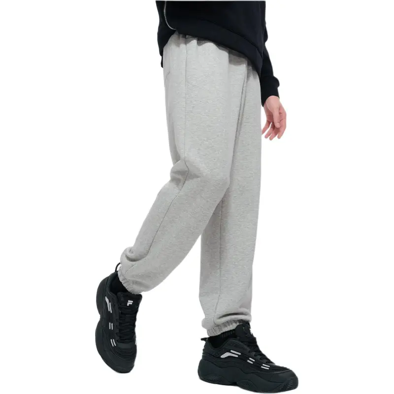 FILA FUSION Knitted Sports Pants Men's BC04 Gray Heather Gray-2