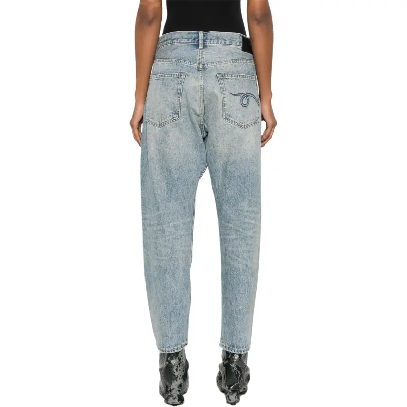 R13 Crossover Cropped Jeans-2