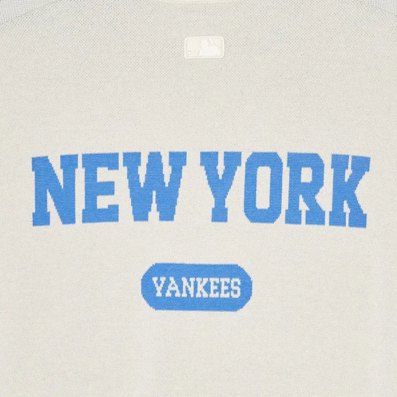 MLB SS24 Knitwear Unisex Dark Cream-3