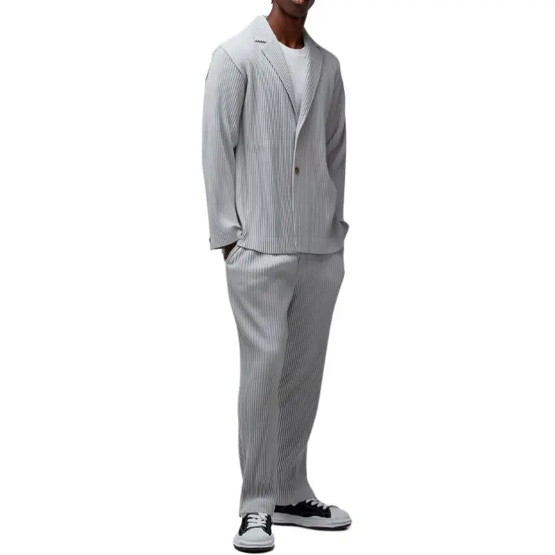 Homme Plissé Issey Miyake Plissé Single Breasted Blazer-2