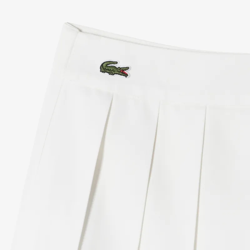 LACOSTE Casual Short Skirts Women's White-5