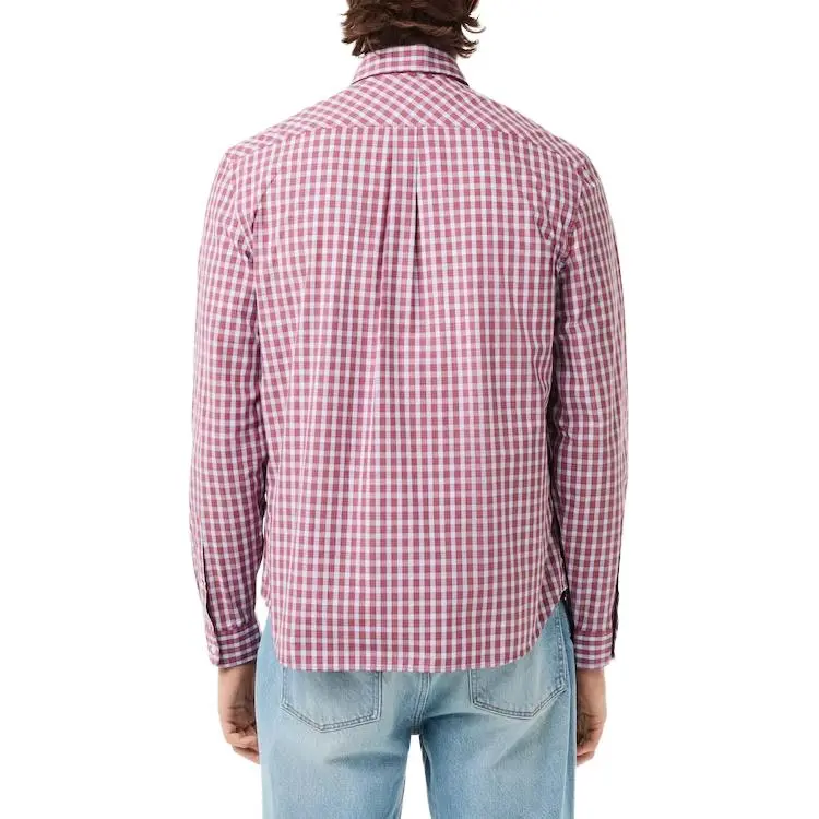 LACOSTE Shirts Men Burgundy-3
