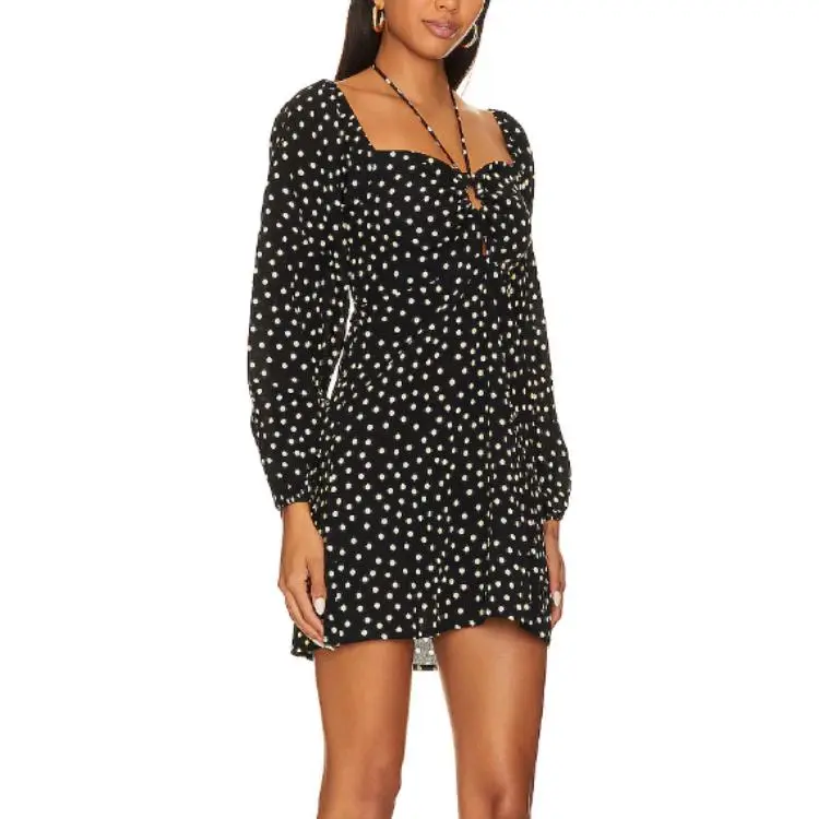 FAITHFULL THE BRAND Long-Sleeved Dresses Women's Black-2