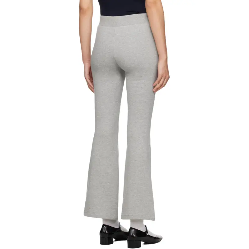Fax Copy Express Knitted Sweatpants Women's Gray-1