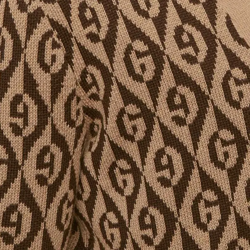 GUCCI SS22 Knitwear Men's Brown-4