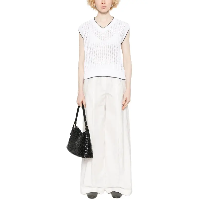 Brunello Cucinelli Wide leg Trousers-1