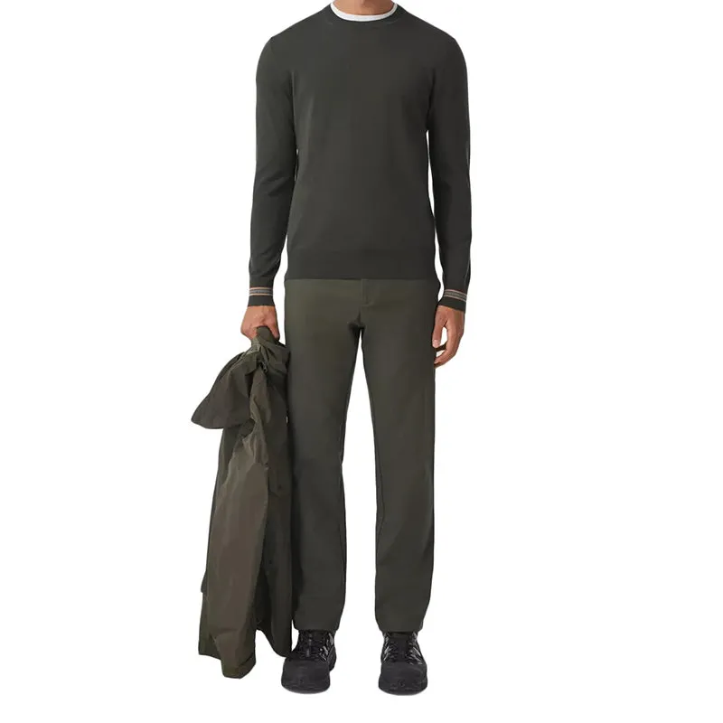 Burberry Sweater Men's Olive Green-3