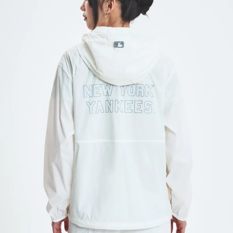 MLB Varsity New York Yankees Jacket Unisex Ivory-4