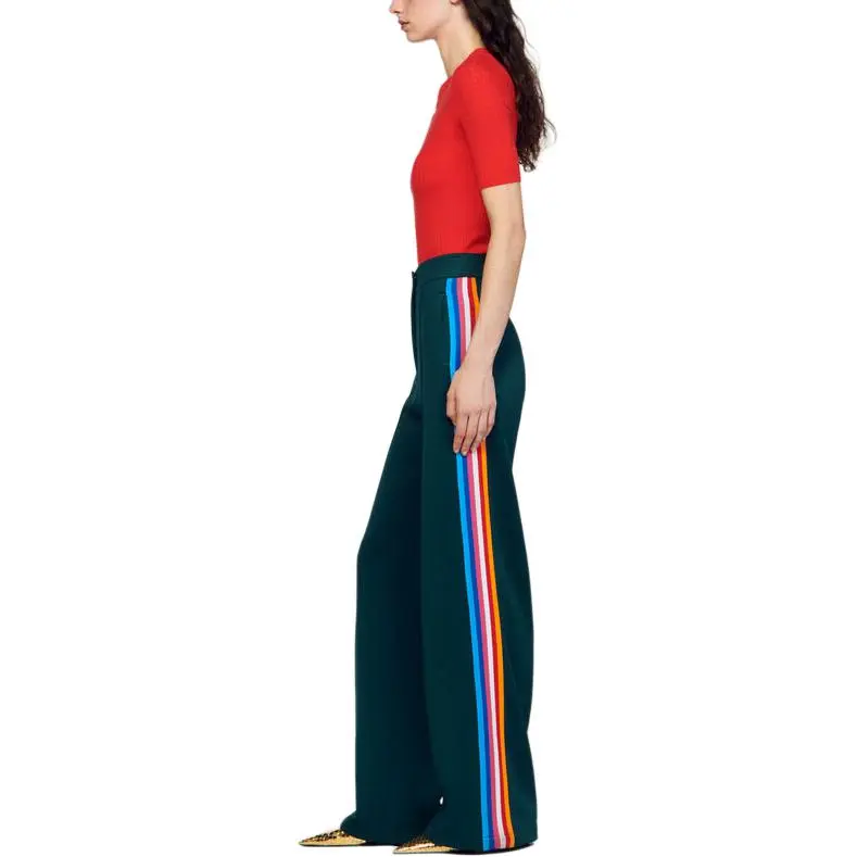 Sandro Casual Pants Women's Green-2
