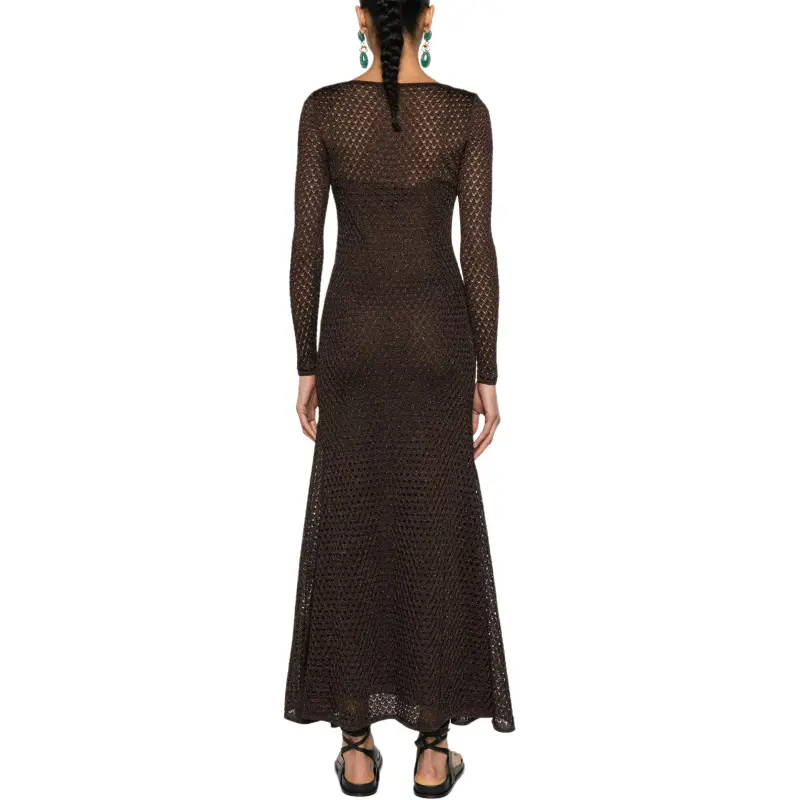 TOM FORD Crochet Knit Maxi Dress-3