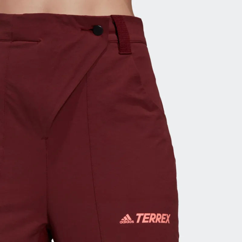Adidas Terrex Knitted Sweatpants Women's Red-4