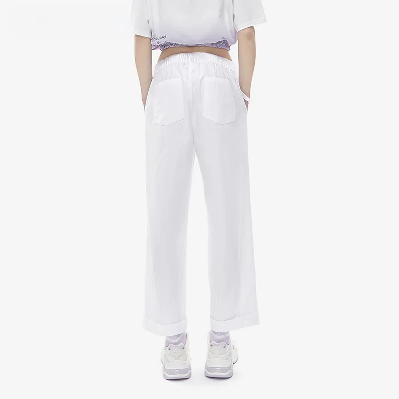 FILA FUSION Casual Pants Women's Standard White-4
