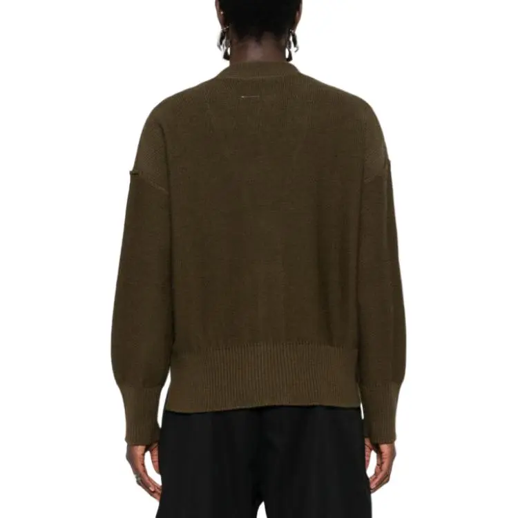 MM6 Maison Margiela Distressed Knit Cardigan-4