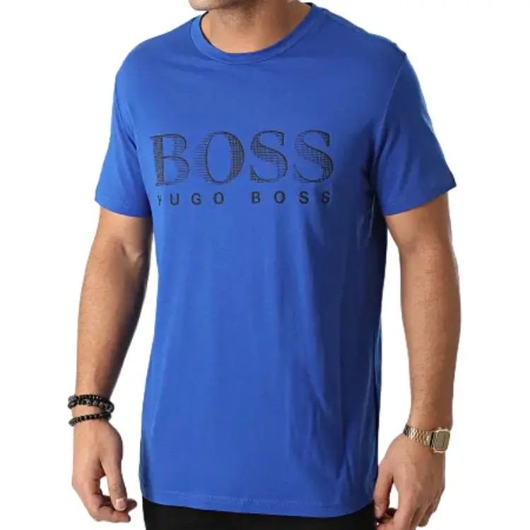 HUGO BOSS T Shirts Men Blue-2