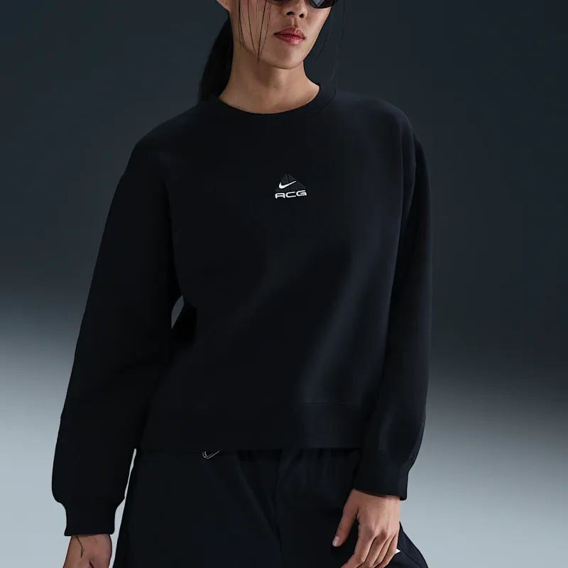 Nike Sweatshirt Women's Black/Coal Black/Mountain White-3