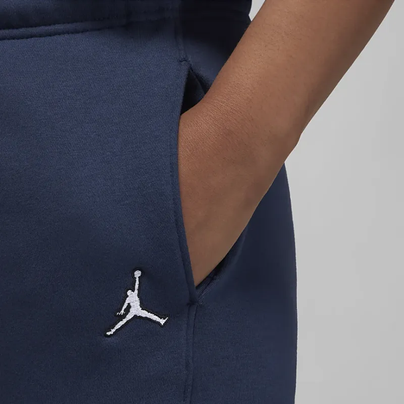 Jordan Brooklyn Knitted Sweatpants Women's Navy Blue-2