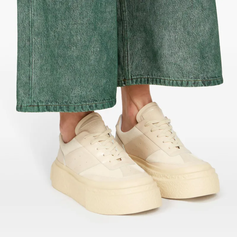 MM6 Maison Margiela Numbers Motif Lace Up Sneakers Women's-3