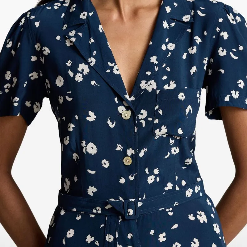 Polo Ralph Lauren Floral-print Belted Shirt Dress-4