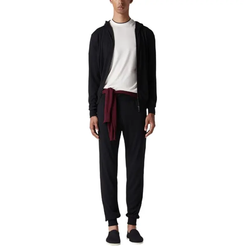 Loro Piana Casual Pants Men's Black-2