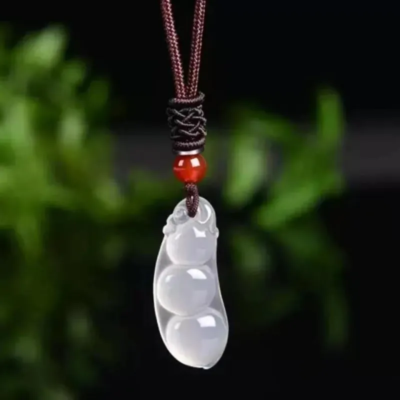 JUNWEN Chalcedony Necklaces Unisex-4