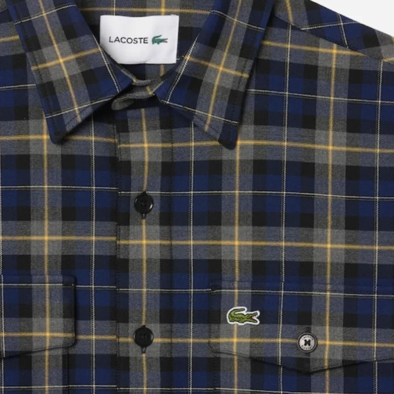LACOSTE Shirts Men Blue-4