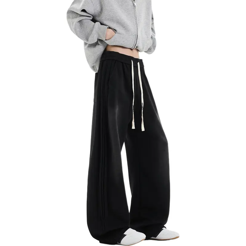 GRAMICA Casual Pants Unisex Black-2
