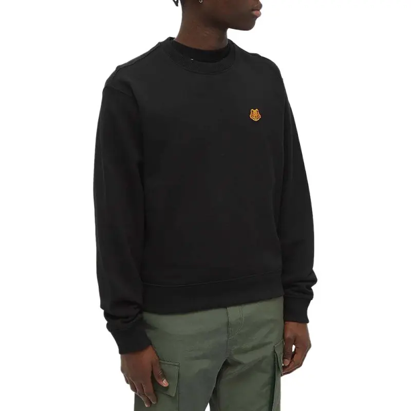 KENZO Classic Tiger Head Sweatshirt Men's Black-4
