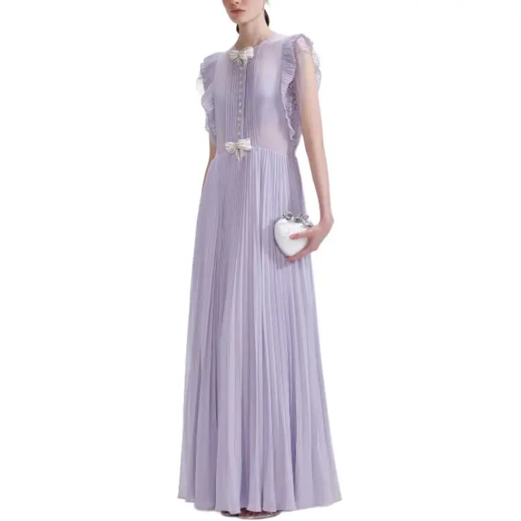 Self portrait Chiffon Ruffled Maxi Dress-2