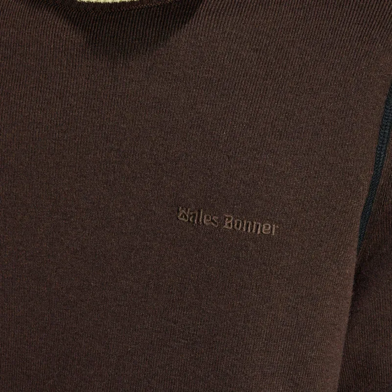 Adidas Originals X Wales Bonner Long Sleeve Knit Top - POIZON