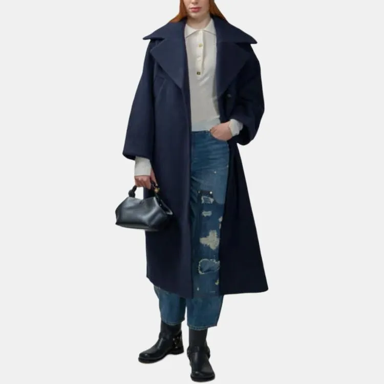 GANNI Distressed Wide Leg Jeans-3