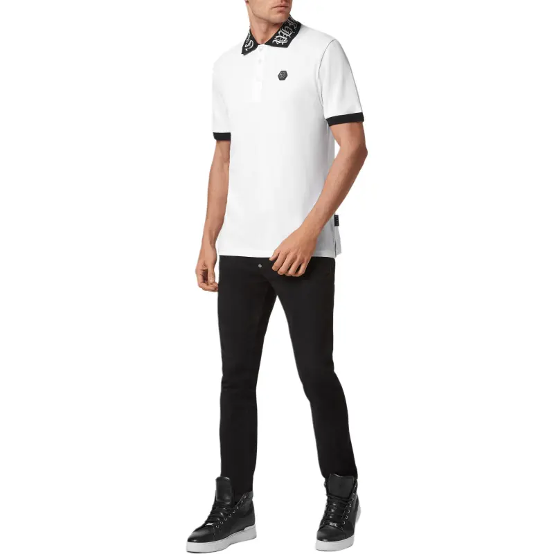 PHILIPP PLEIN Tm Short sleeve Polo Shirt-4