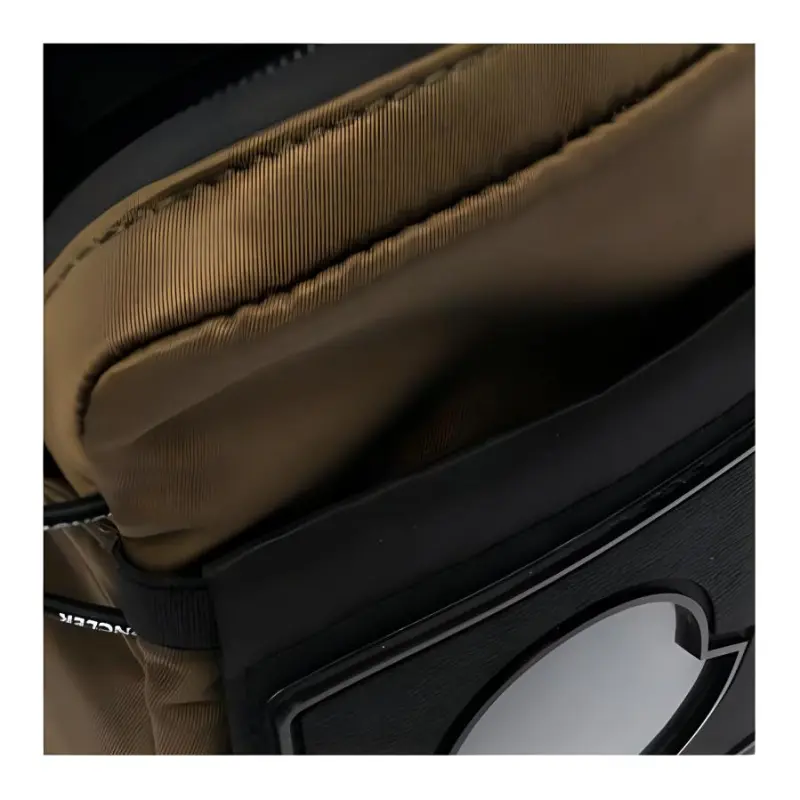 Moncler Polyamide Messenger Bag Crossbody Bag Shoulder Bag Men's Brown-3