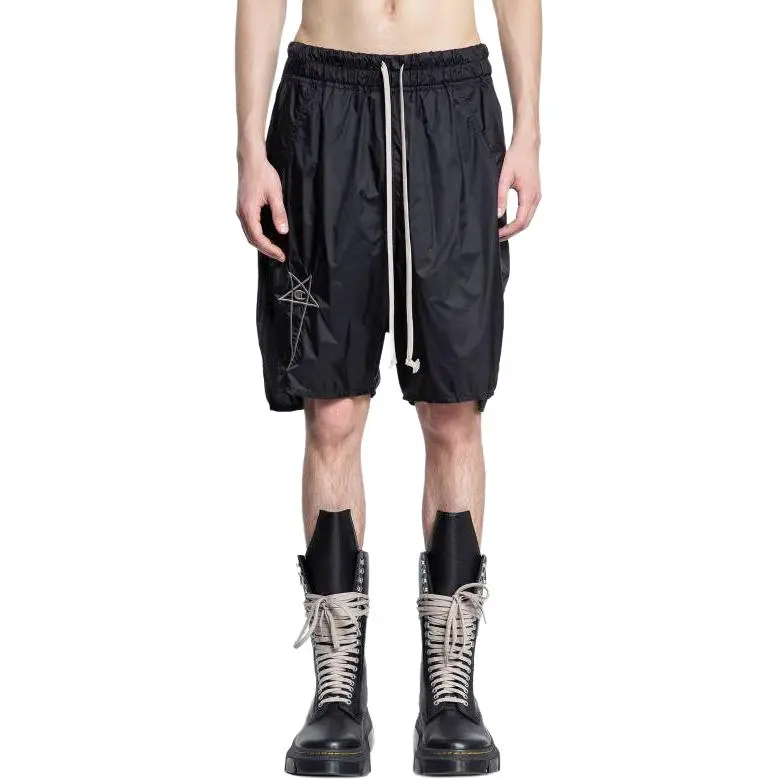 RICK OWENS X Champion Drawstring Bermuda Shorts-2