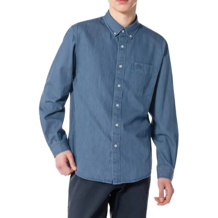 LACOSTE Shirts Men Navy Blue-2