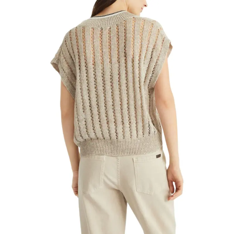 Brunello Cucinelli V Neck Knitted Vest-2