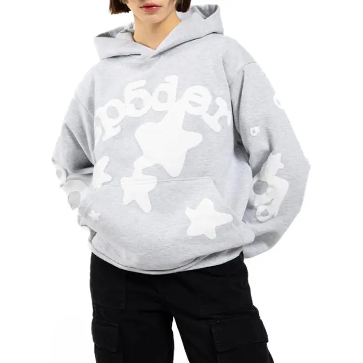 Sp5der Printed Web Hoodie-4