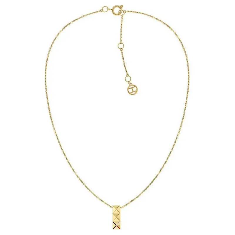 Tommy Hilfiger Stainless Steel Necklaces Unisex Gold-1